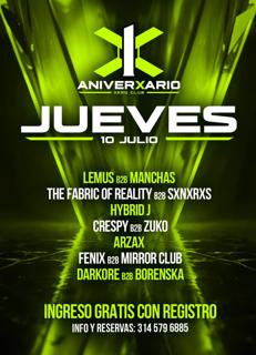 Aniversario Jueves Xero
