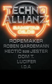 Techno Allianz Pres. 1 Year Schranz Only Local Night