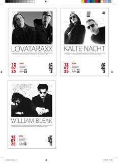 Katzenclub Party W/Lovataraxx, Kalte Nacht & William Bleak
