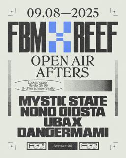 Fbm X Reef Open Air Afters