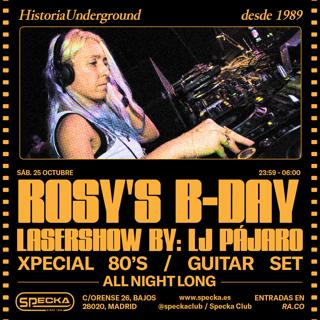 Rosy B-Day 80'S/Guitar All Night Long