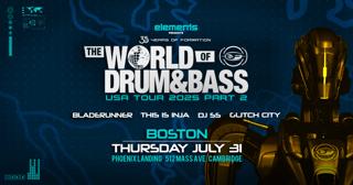 Elements - World Of Drum & Bass Ft Dj Ss, Inja, Bladerunner & Glitch City