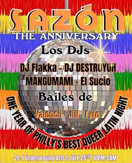 Sazón: The Anniversary
