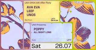 |Season Closing| Umi Open Air Afterparty With Ava Eva, Leef, Unos, And Poppy