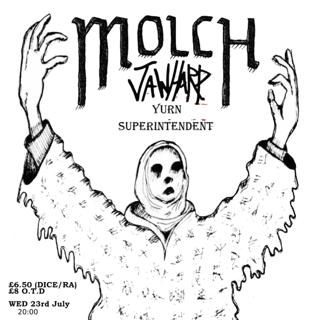 Mot Live: Molch / Jawharp / Yurn / Superintendent
