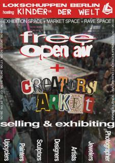 Lokschuppen: Free Open Air + Creators Market