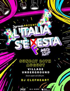 L'Italia S'È Festa - White & Fluo Party
