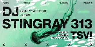 Dj Stingray 313 & Tsvi Presented By Public Works & Fluxions