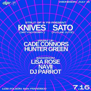 Strut Sf And F8 Present Dj Knives And Sato