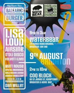 Balearic Burger Brighton (Pre-Party)