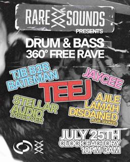 Rare Sounds: Dnb 360° Free Rave W/Teej [Bristol]