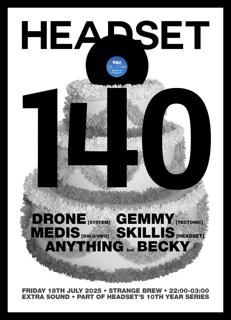 Headset140 With Drone, Gemmy, Anything But Becky, Medis, Skillis