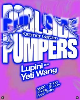 Poolside Pumpers: Lupini B2B Yeti Wang