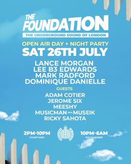 The Foundation - Open Air Courtyard Day & Night Party