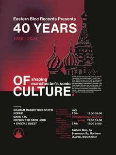 Eastern Bloc Records 40 Year Anniversary Weekend Celebration