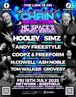Chain Reaction Presents Mc Space'S Birthday Bonanza!!