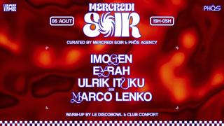 Mercredi Soir X Phös: Imogen, Ey.Rah, Ulrik Ituku, Marco Lenko