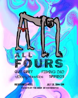 All Fours With Guy Grey, Spindos, Fishing Dad & Aunty Jonny