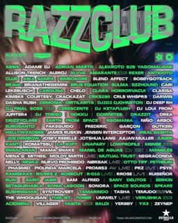Razzclub: Cari Lekebusch, Tasha, Villager, Clarisa Kimskii, Prz Live