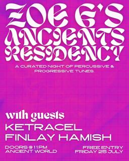 Zoe G'S Ancients Residency