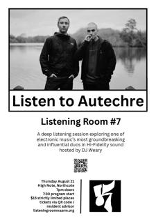 Listening Room: Listen To Autechre