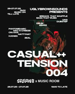 Uglybrownsounds Presents: Casual Tension 004 @ Section 8