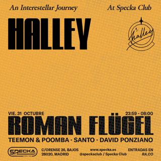 Roman Flügel - Halley Halloween Night // Solo Entradas En Puerta