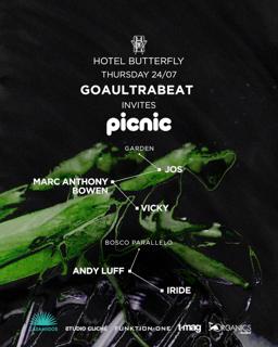 Goaultrabeat Invites Picnic Records - Hotel Butterfly