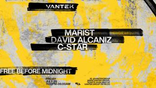 Vantek Presents: C-Star, David Alcaniz, Marist + Eddie Santini