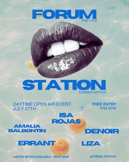 Sunday Open Air Event 27.07 Forum Station Daytime 