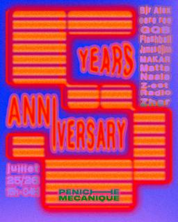 Peniche Mecanique - 5 Years Anniversary