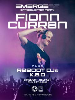 Emerge Afterparty · Sunday At Limelight -- Fionn Curran + More