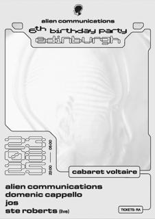 Ac 6Th Birthday: Alien Communications, Domenic Cappello, Jos, Ste Roberts Live