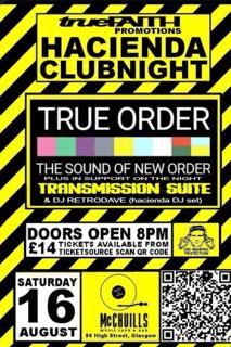Hacienda Clubnight: True Order & Dj Retrodave