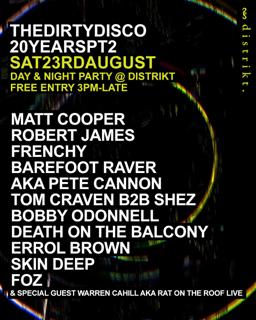 The Dirty Disco - 20 Years - Free Party