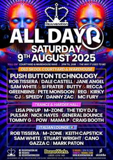 Rejuvenation Summer All Dayer Rave 2025