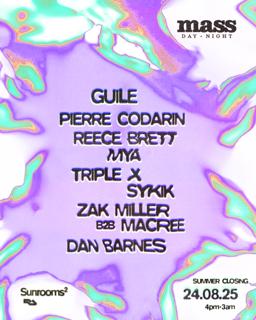 Mass Bank Holiday One Last Summer Dance