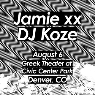 Jamie Xx With Dj Koze At Civic Center Park: August 6, 2025