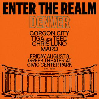 Gorgon City: Enter The Realm - Greek Theater At Civic Center Park