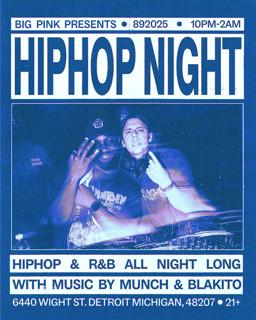 Hiphop Night: Munch & Blakito (Club Bangers)
