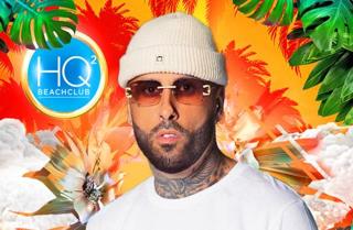 Nicky Jam Pool Party At Hq2 Beachclub