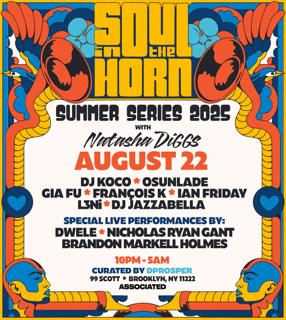 Soul In The Horn 2025 Summer Series With Natasha Diggs