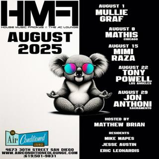 House Music Fridays: Tony Powell (La) + Matthew Brian