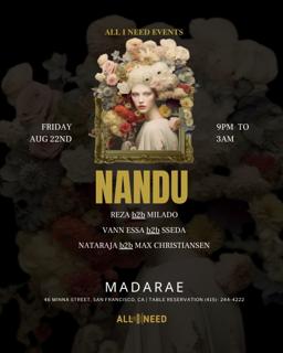 Nandu [Innervisions- Afterlife] At Madarae