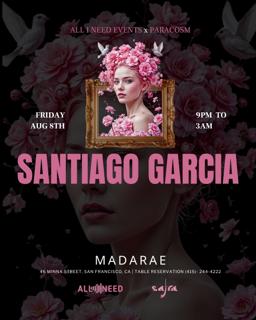 Santiago Garcia At Madarae Nightclub San Francisco