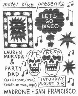 Motel Club Presents Let'S Go Disco W Lauren Murada And Party Dad