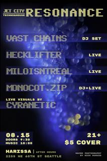 Jet City Resonance, Techno & House, Live Hardware & Dj Sets