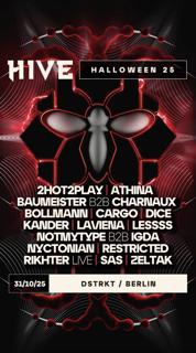 Hive Berlin Halloween W/Restricted, Lessss, Rikhter(Live), Kander, Notmytype