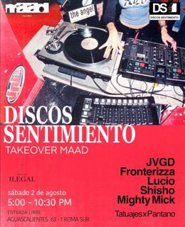 Discos Sentimiento Takeover