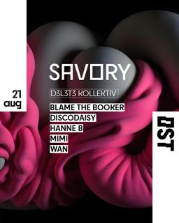 Savory - Techno Every Thursday
